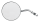 GZP Short-stem late style 4" rnd mirror (GB)
