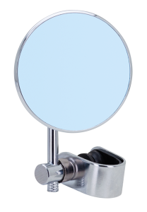 GZP Blue Glass mirror 3" diam. 4" ste