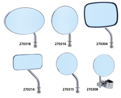 GZP Blue Glass Slimline mirror univer (GB)