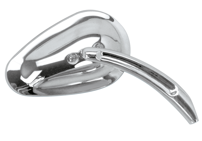 GZP Chrome Sweeping Teardrop mirror Righ (GB)