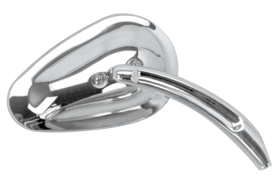 GZP Chrome Sweeping Teardrop mirror Righ (GB)