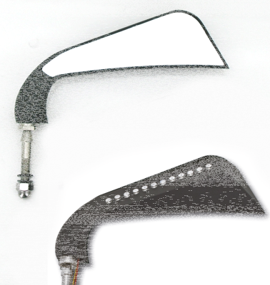 GZP Chr Avenger Custom mirror set (GB)