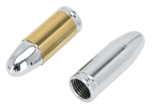 GZP Chrome bullet valve stem cover