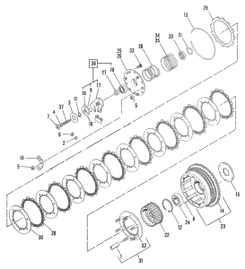 Heavy Duty Clutch spring XL71-e84 (GB)