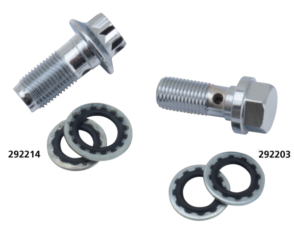 GZP Chrome banjo bolt 7/16"-24 (GB)