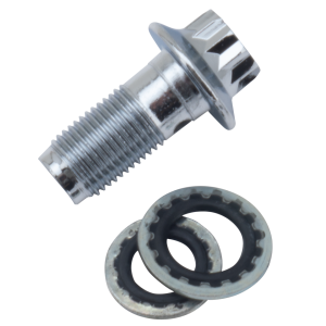 GZP Chrome banjo bolt 7/16"-24