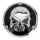 GZP Skull blck/chrome derby cover 5 hole (GB)