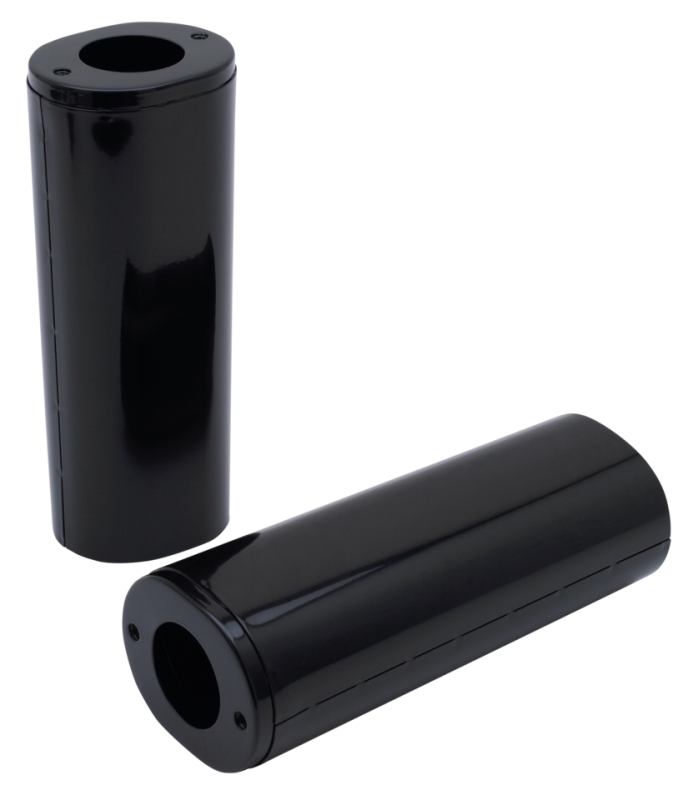 GZP Black Slider covers (pair) +2" (GB)