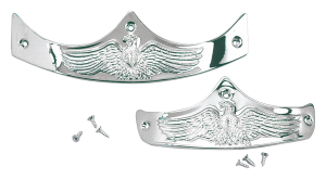 GZP "Eagle" fender tip FL large Chrom (GB)