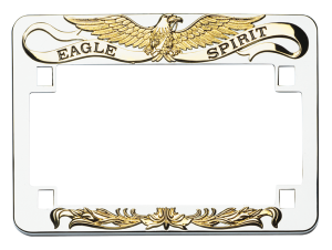 GZP GO/CHR license plate frame Eagle Spi