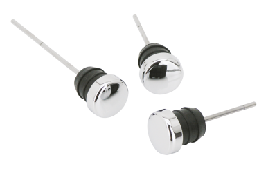 GZP Chrome oil tank plug w/ 4-1/8" dipst