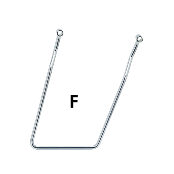Saddlebag supports FL/FX 71-86 4 speed (GB)