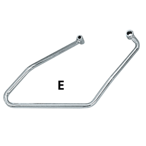 GZP Chrome Saddlebag support kit XL94 (GB)