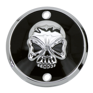 GZP Skull blck/chrome points cover verti