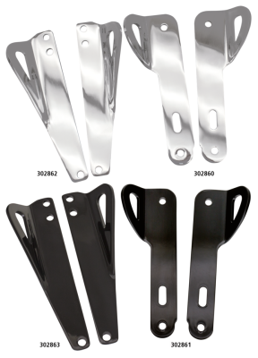 GZP chr tie-down bracket kit FLH/T14-UP (GB)