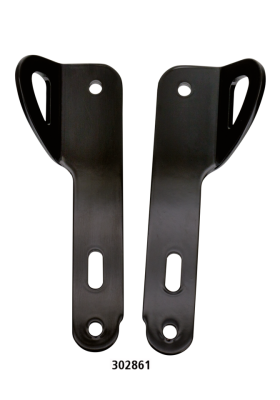 GZP blk tie-down bracket kit FLH/T14-UP (GB)