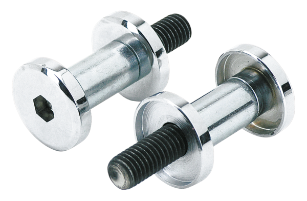 GZP Chrome flushmount riser bolt kit 1/2 (GB)