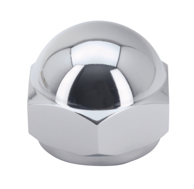 GZP Chrome Glide acorn top stemnut 1"-24 (GB)