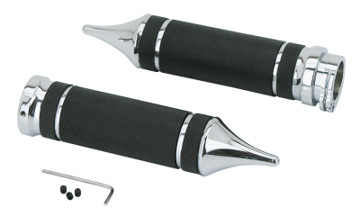 GZP Chrome Gladiator grip set