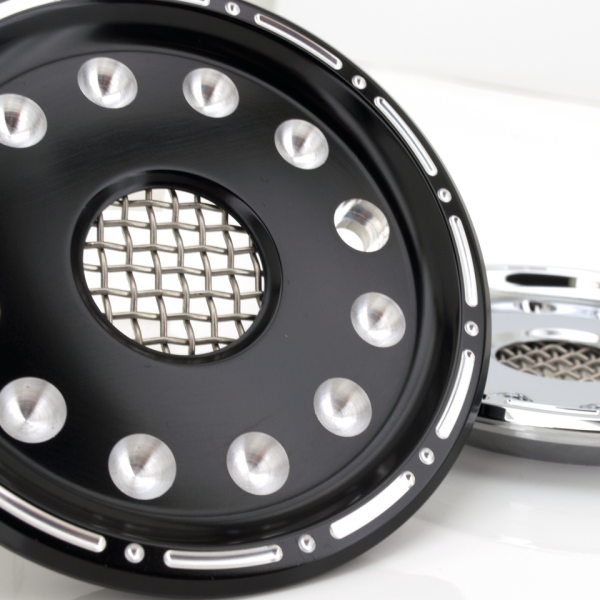 GZP Outlaw Blk/cut sprocket cvr XL04-up (GB)