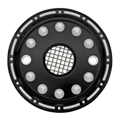 GZP Outlaw Blk/cut sprocket cvr XL04-up (GB)
