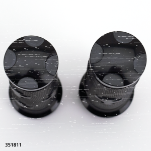 GZP Black 4-Cross T-II Grip set (GB)