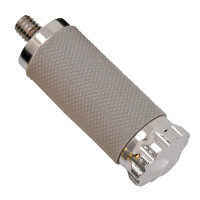 GZP Chrome Turbo shift peg w/stud gray r (GB)