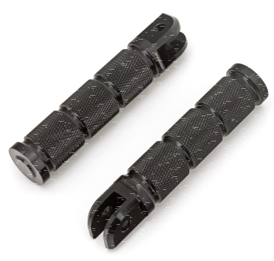 GZP Blk knurled rider footpegs ST18-up (GB)