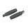GZP Panorama Foot peg set,Black Stealth(