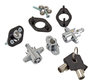 GZP Universal leather saddlebag lock kit