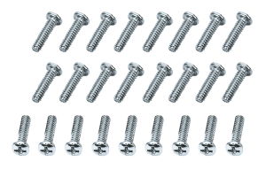 GZP 25pck Screw #6-32x1/2" Pan head PZ1