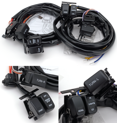 GZP Black handlebar switch kit 96-06 (GB)