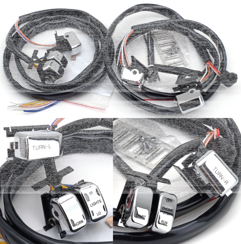 GZP Chrome handlebar switch kit 96-06 (GB)