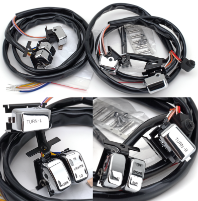 GZP Chrome handlebar switch kit 96-06 (GB)