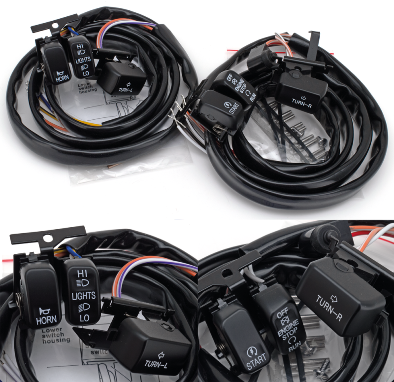 GZP Blk h/bar switch kit 96up int.symb (GB)
