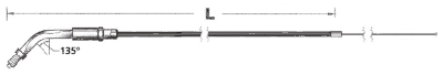 Stealth Throttle E+G81-95 LN=44" 135° (GB)