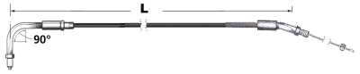 Idle cable Stealth HS40 BT96 LN=44" (GB)