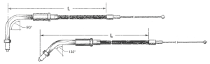 Barnett Stealth throttle BT96 LN=34" 90 (GB)