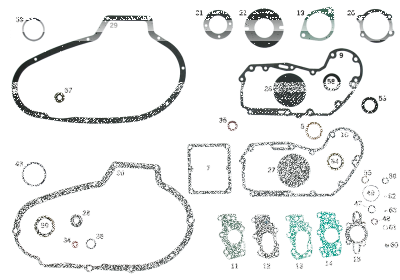 5pck Oil seal main shaft #12049 (GB)