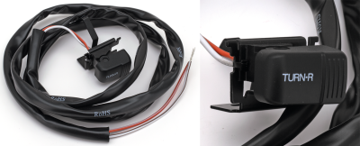 Right turn signal switch Black 96-06 (GB)