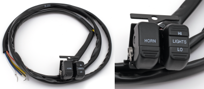 Horn & Dimmer switch Black 96-06 (GB)