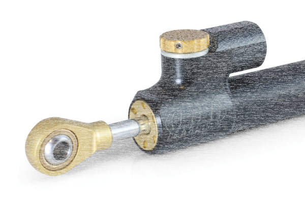 HyperPro Steering Damper Black 160mm (GB)