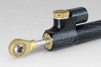 HyperPro Steering Damper Black 160mm (GB)
