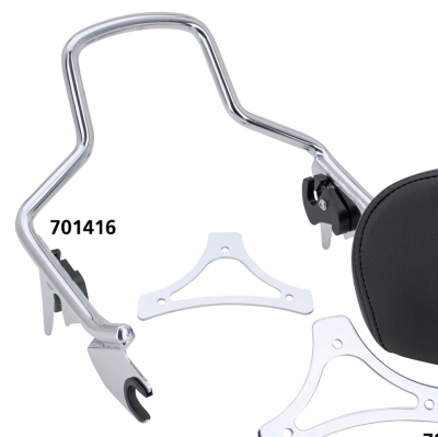 Det. Sissy Bar Shorty Chrome FLT09-up (GB)