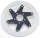 Aeronal disc 11.5" Left 00-up Black (GB)