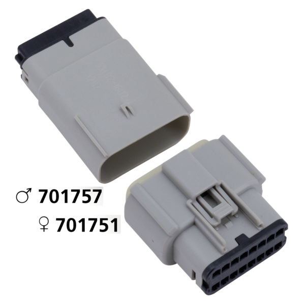 Molex 07Up 16-Position Male Gray OEM7249 (GB)