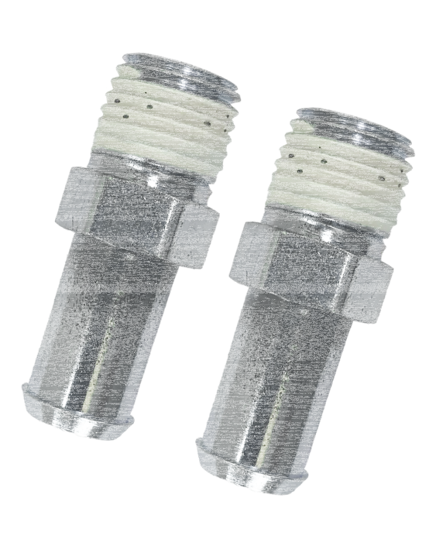 Oil line fittings straight, pair 9/16-18 (GB)
