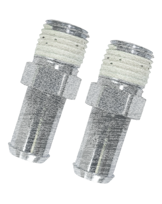 Oil line fittings straight, pair 9/16-18 (GB)