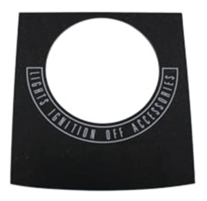 Black Dash Panel Decal FL/FX79-93