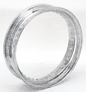Chrome DC rim 3.50x16-40H pre-05 Patter (GB)